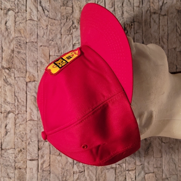 Vintage K Brand Red Renk Seed Farm Snapback Hat - Picture 4 of 7